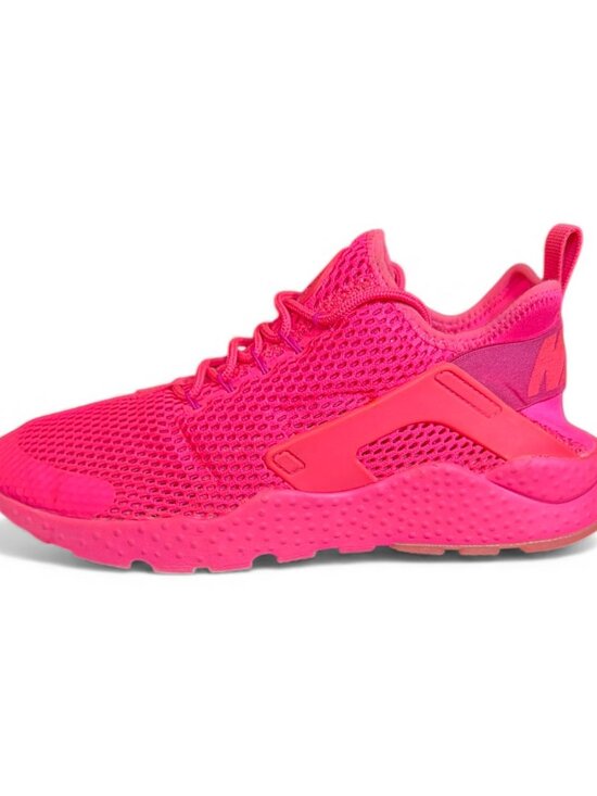 Nike Air Huarache Run Ultra Breathe Hot Pink Neon Running Sneaker Shoes 10 - Picture 1 of 10